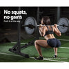 Everfit Squat Rack Pair Fitness Weight Lifting Gym Exercise Barbell